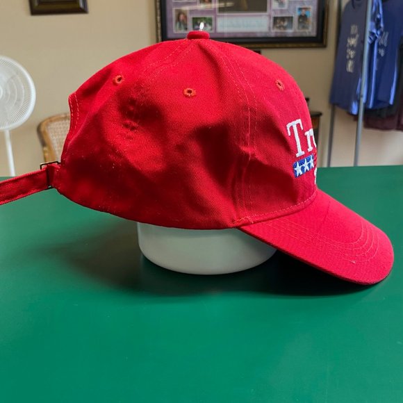 Trump 2020 Presidential Campaign Red Baseball Cap Embroidered - Picture 3 of 7